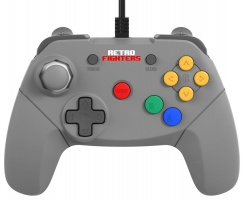 Retro Fighters: Brawler64 - Wired Controller (Grey)