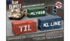 BB254 Modern: 15mm 20ft Shipping Containers - damaged (x3)