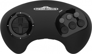 Retro-Bit: Sega MegaDrive - 2.4g Wireless Big6 Gamepad