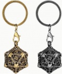 Avaimenper: Metal D20 Keychain with Secret Compartment (Satunnainen)