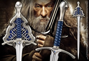 Asereplika: The Hobbit - Glamdring Sword Replica (1/1, 120cm)