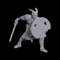 D&D Nolzur\'s Marvelous Unpainted Minis: Tiefling Skeleton