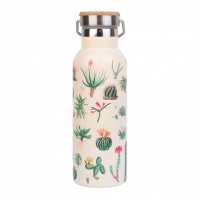 Juomapullo: Botanical Cacti - Succulents Kokonote Bottle With Handle (500ml)