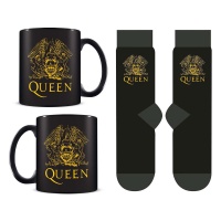 Lahjasetti: Queen - Mug & Sock Set