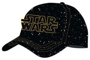 Lippis: Star Wars - Space Logo, Curved Bill (Black)