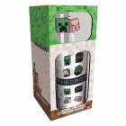 Matkamuki: Minecraft - Characters, Glass Tumbler w Straws(485ml)