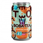 Kuplatee: Boba Cat Bubble Tea - Cantaloupe Pearl (320ml)