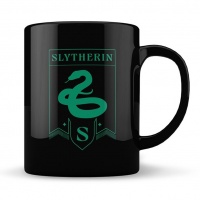 Muki: Harry Potter - Slytherin, Green Snake on Black