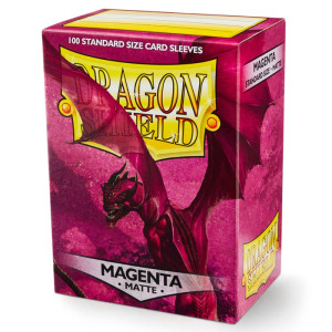 Dragon Shield: Standard Sleeves - Matte Magenta (100)