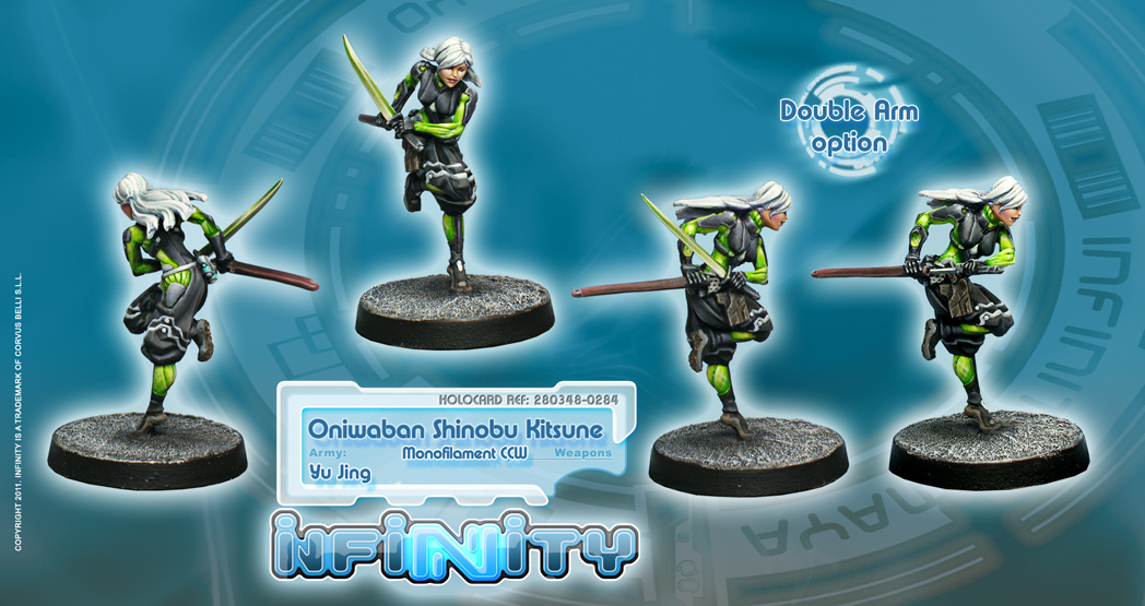 Infinity: JSA - Oniwaban Shinobu Kitsune (Monofilament CCW)