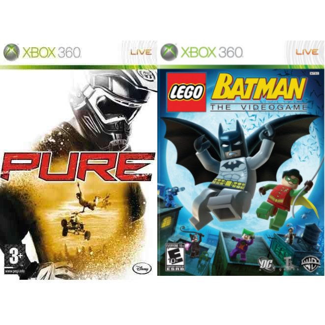 Pure & Lego Batman  - Xbox 360 - Puolenkuun Pelit pelikauppa